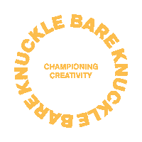BareKnuckleCC creativity bare knuckle bareknuckle championing Sticker