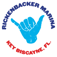 Miami Florida Sticker by Rickenbacker Marina