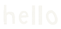 Hello Sticker