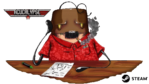 video game smoking Sticker by Acucalypse