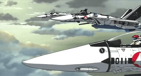 TheMonarch giphygifmaker macross robotech GIF