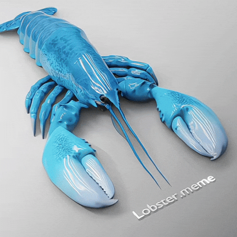 Blue Lobster GIF
