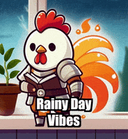 Rain Reading GIF by Zorooster