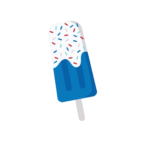 4Th Of July Popsicle Sticker by Kyte Baby