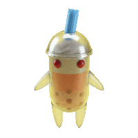 Happy Bubble Tea Sticker