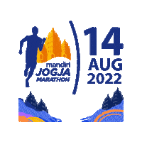 Run Marathon Sticker by Bank Mandiri