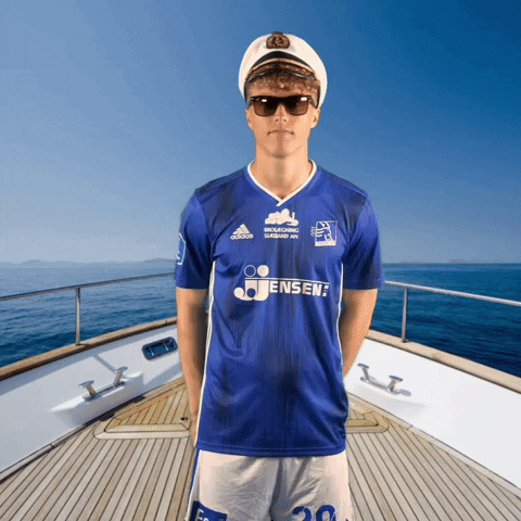 Captain Flirting GIF by Lyngby Boldklub