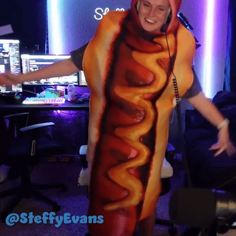 steffyevans giphyupload dance hungry eating GIF
