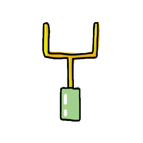 Football Fieldgoal Sticker by Bitchin' Sauce