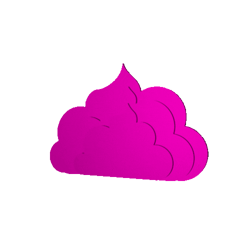 Pink Cloud Sticker by Karums