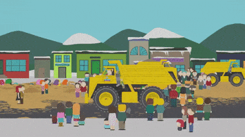 crowd construction site GIF by South Park 