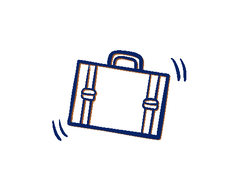 Job Suitcase Sticker by HHLA