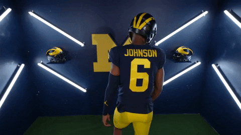 Go Blue College Football GIF by Michigan Athletics