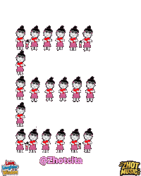 Abc E Sticker by Zhotcita