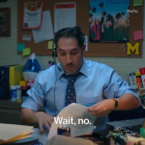 Wait No Fx Networks GIF by English Teacher FX