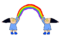 rainbow Sticker by julia farkas