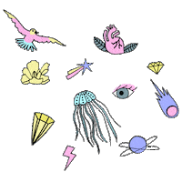 Illustration Magic Sticker