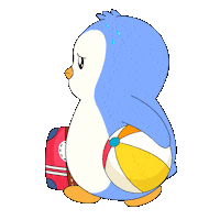 Sad Day Off Sticker by Pudgy Penguins