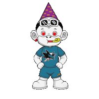 San Jose Sharks Sticker by Zhot Shop