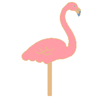 palm beach pink Sticker by Megan McKean