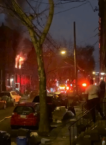 Footage Shows Philadelphia Firefighters Battle Blaze That Killed at Least 12