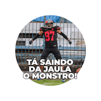 Flamengofa flamengo bfa mengo futebol americano Sticker