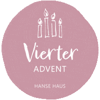 Christmas Candles Sticker by Hanse Haus