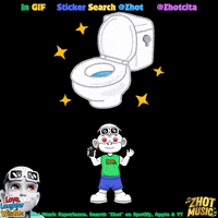 Toilette Toilet Seat GIF by Zhot Music