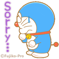 Sad Message Sticker by Doraemon