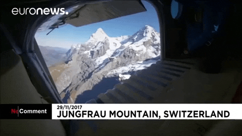 No Comment Wingsuit Flying GIF by euronews
