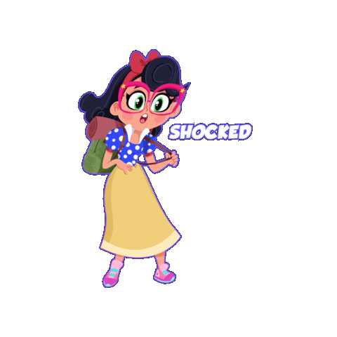 Snow White Wow Sticker by Cool School