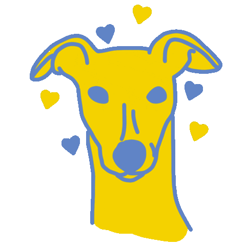Rescue Dog Sticker by Greyhound Rescue