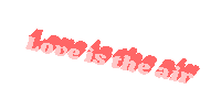 Pink Love Sticker by Kamila Zaczek-Klimek