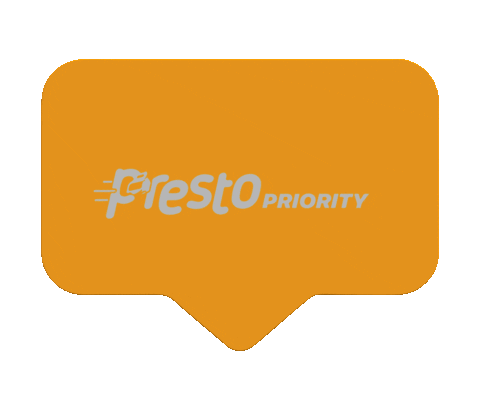delivery priority Sticker by prestofood