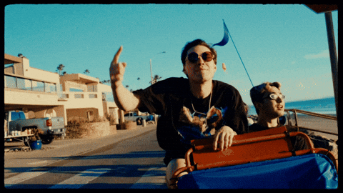 Beach Avoid GIF by Thriller Records