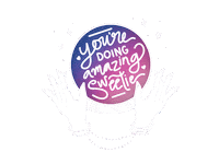 lunadesignco amazing message tarot cosmic Sticker