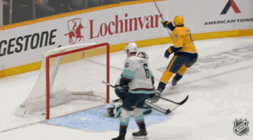 Happy Nashville Predators GIF by NHL