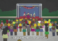 crowd singing GIF by South Park 