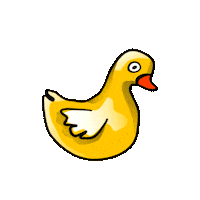 Badeente Teich Sticker by startgmbh