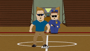 angry gym GIF by South Park 