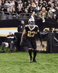 Marshon Lattimore GIF by New Orleans Saints