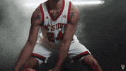 Nc State Basketball Dribbling GIF by NC State Athletics