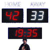 33 Away Sticker