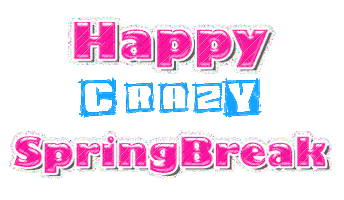 spring break Sticker