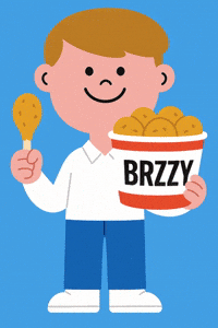 Fried Chicken App GIF by Brzzy
