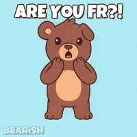 No Way Wow GIF by BEARISH