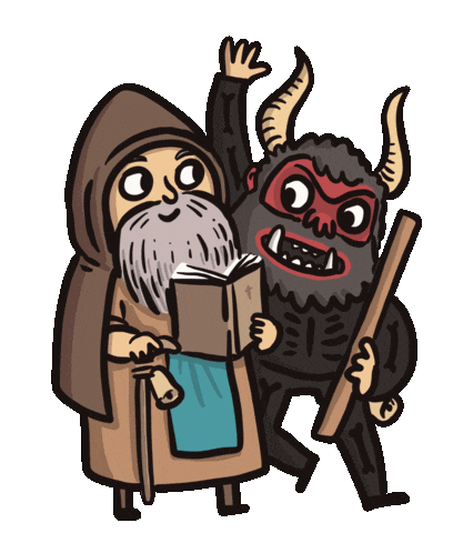 Sant Antoni Demon Sticker