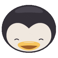 mydeardarling funny lol laugh penguin Sticker