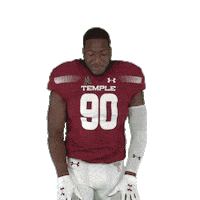 Temple Football Sticker by Temple Owls