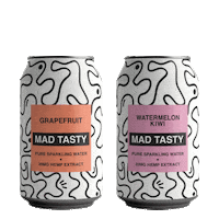 madtasty cheers cbd watermelon kiwi Sticker